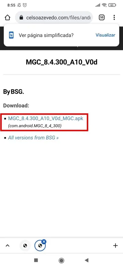 Repositório Celso Azevedo com versões GCam