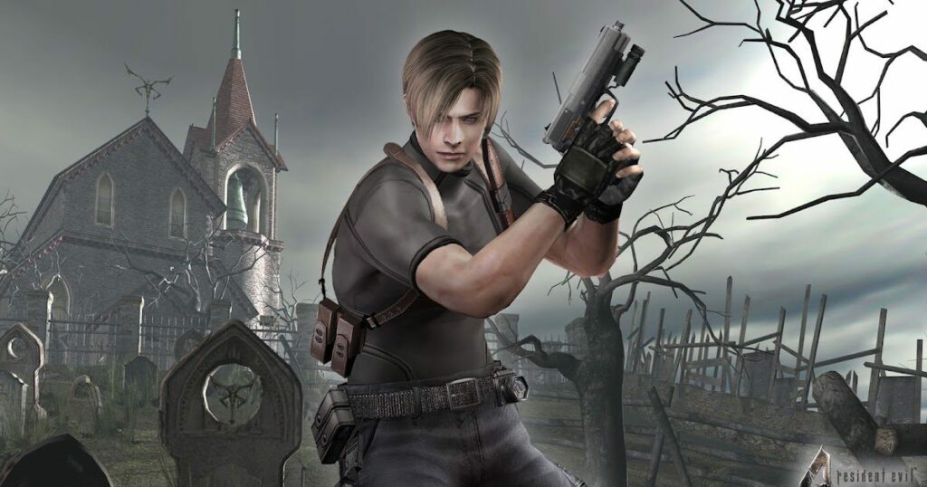 comparação entre o Resident Evil 4