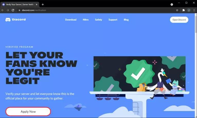 Como ter o verificado no Discord