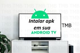 Tutorial passo a passo mostrando como instalar aplicativo APK em TV Box Android com imagens da tela de configurações