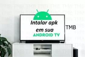 Tutorial passo a passo mostrando como instalar aplicativo APK em TV Box Android com imagens da tela de configurações