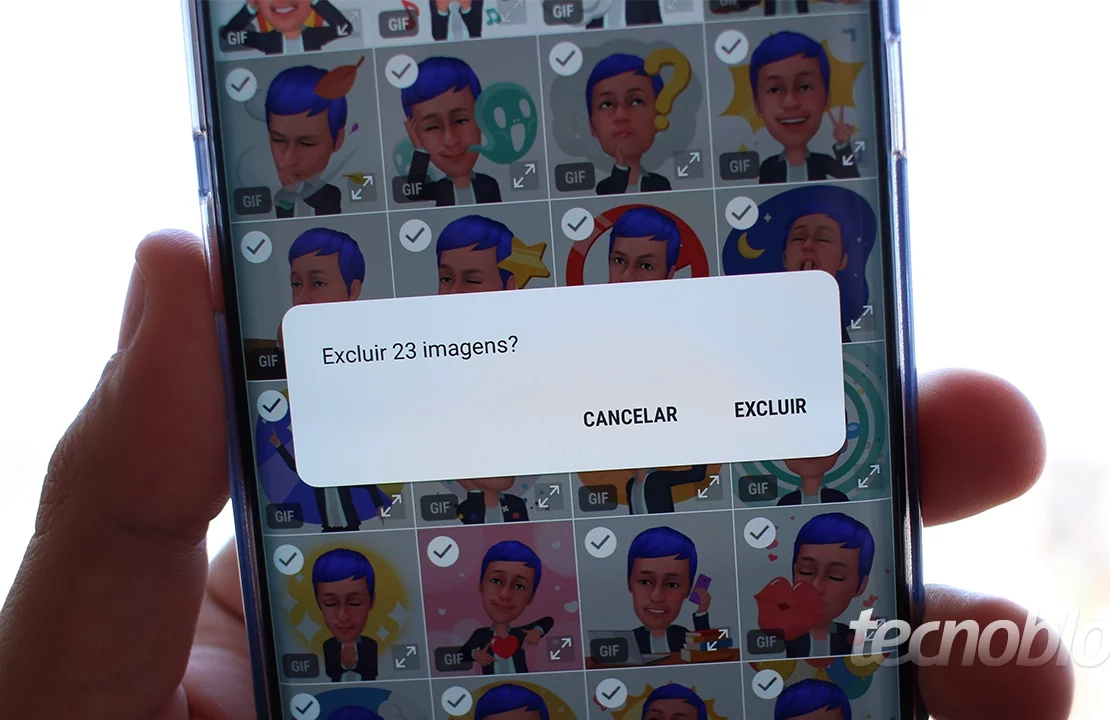 fotos apagadas excluir imagens