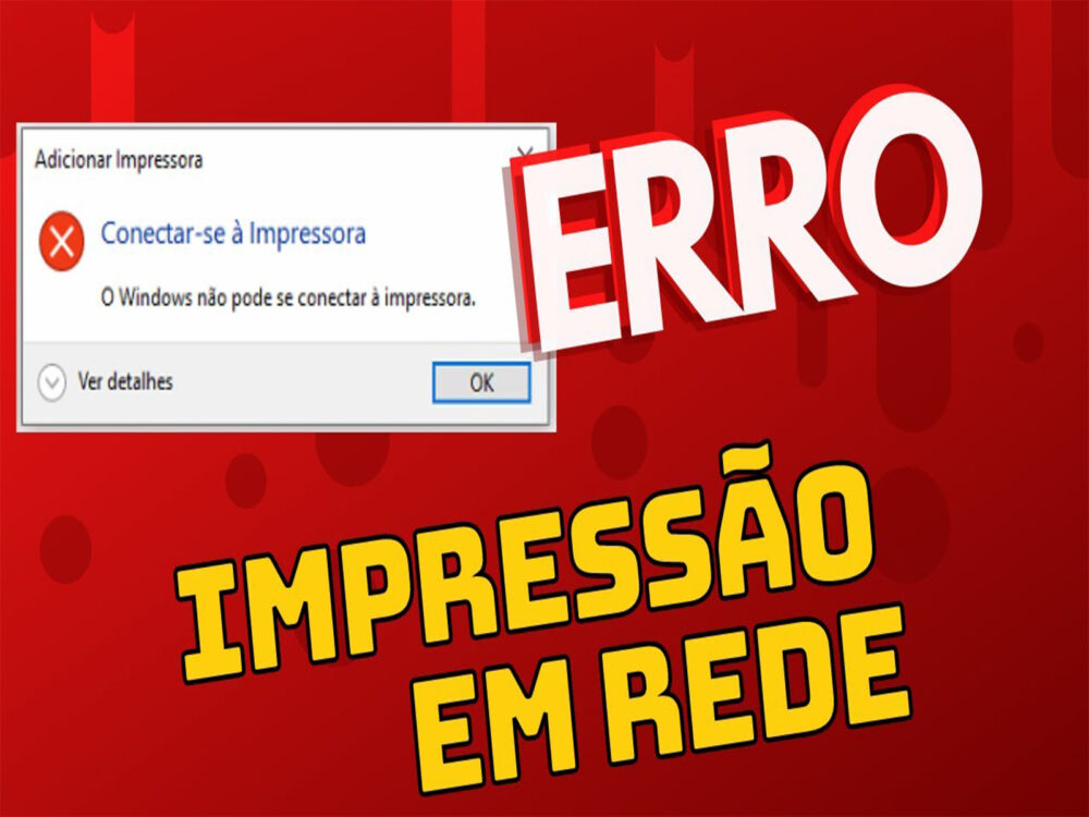 erro 0x0000011b de impressão em rede