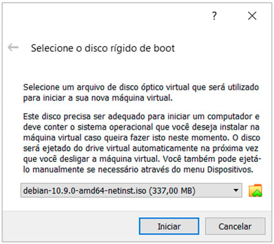 Criação de Máquina Virtual Debian no Virtualbox-2