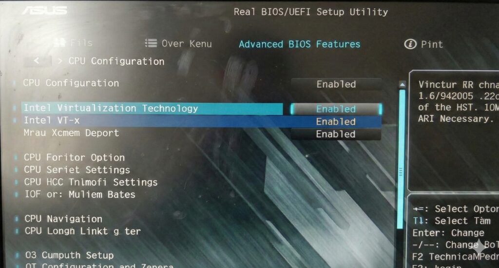 BIOS/UEFI com Intel VT-x ou AMD-V habilitado para virtualização
