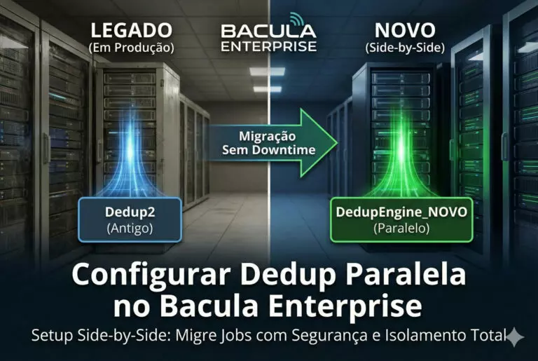 Como Configurar Dedup Paralela no Bacula Enterprise (Setup Side-by-Side)