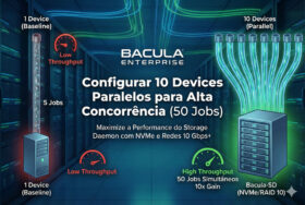 Configurar 10 Devices Paralelos no Bacula para Alta Concorrência