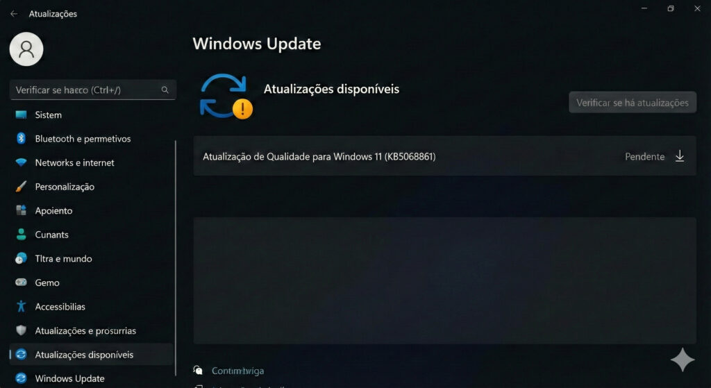 Instalar Atualização KB5068861