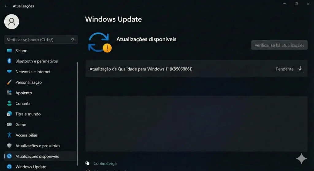 Instalar Atualização KB5068861