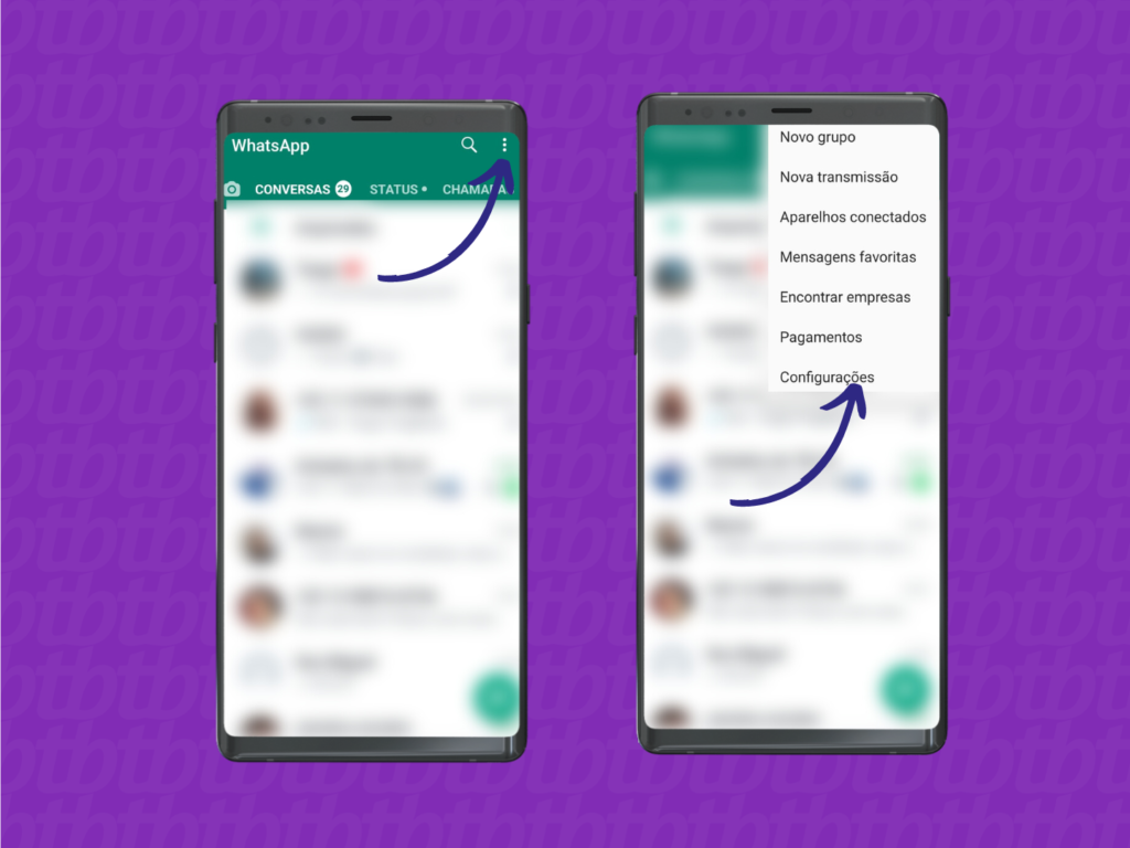 Passo 1: Acesse as Configurações do WhatsApp