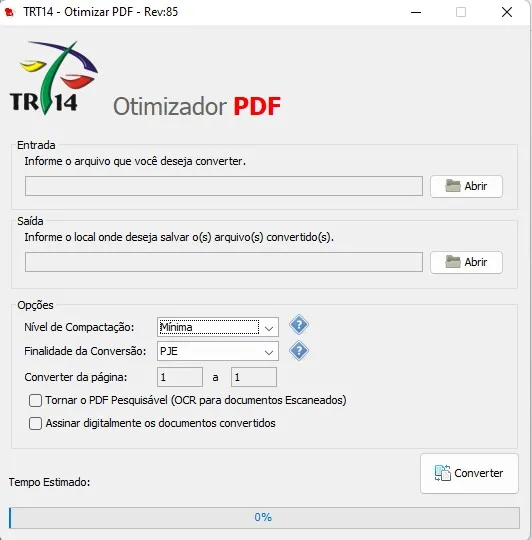 programa otimizador pdf pje