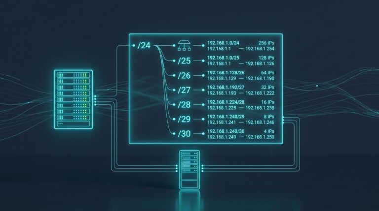 Tabela CIDR /24 a /32: Máscaras de Sub-rede, Broadcast e IPs Úteis [Cheat Sheet 2026]